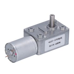 Turbine Worm Motor Turbo Geared Box Reduction Shaft Equipment 60RPM DC12V 4632-370