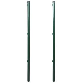 vidaXL Fence Posts 2 pcs 170 cm