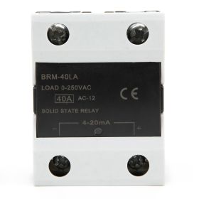 BERM BRM-40LA Solid State Relay 4~20mA AC 0~  40A Flame Retardant Relay