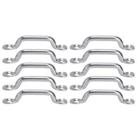 10Pcs Boat Top Pad Eye Deck Loop Tie Down 316 Stainless Steel Set Kit for Fixing