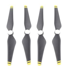 2 Pairs Self tightening Propellers for DJI Phantom 3 Drone Quadcopter Accessory(Yellow Edge)