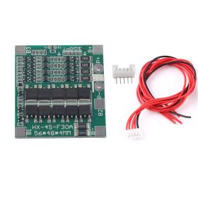 4S 30A 14.8V  Li ion Lithium 18650 Battery PCB Protection Board Balance  With wire