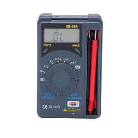 XB866 Pocket Multimeter Digital Display MultiPurpose Portable LargeRange HighAccuracy Voltmeter