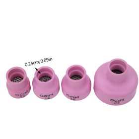 Ceramic Welding Cup Set Alumina Torch Gas Lens Kit Industrial Supplies WP‑17/18/26 1.6