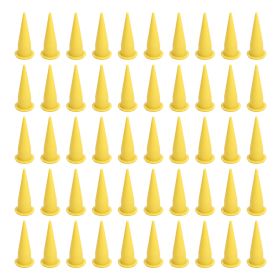 50Pcs Caulk Cone Nozzle PE Plastic Fine Tip Reusable Caulking Nozzle for Sealant Glue