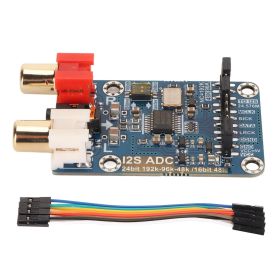 I2S ADC Audio I2S Capture Card Module Master Slave Mode Development Board Lossless Digital Audio I2S ADC Decoder