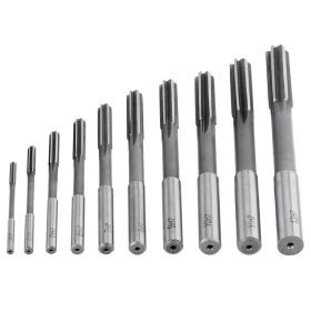 10pcs HSS H7 Straight Flute Reamer Machine Cutter 3/4/5/6/7/8/9/10/11/12mm