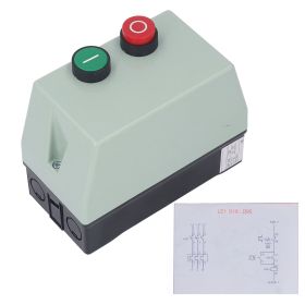 Magnetic Electric Motor Starter IP55 Water Proof Motor Start Control Switch Single Phase 220 230V