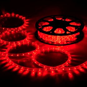 LED Rope Light 150ft Red