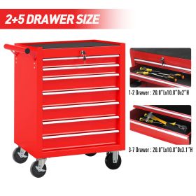 7-Drawer Tool Box On Wheels