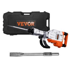 VEVOR Demolition Jack Hammer Concrete Breaker 3500W Electric Hammer 2 Chisel Bits