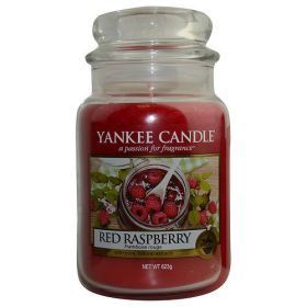 YANKEE CANDLE by Yankee Candle RED RASPBERRY SCENTED LARGE JAR 22 OZ