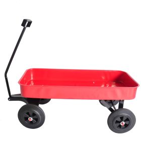 Garden Cart Railing All Terrain Cargo Wagon 280lbs Weight Capacity