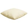 Throw Pillows 4 pcs Cream 15.7"x15.7" Fabric