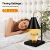 Candle Warmer, Candle Warmer Lamp with Timer Dimmable and Adjustable Height Candle Lamp Warmer Compatible with Jar Candles for Home Decor Electric Wax