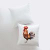 Watercolor Rooster Looking Left | Brid Prints | Bird DâˆšÂ©cor |Accent Pillow Cover | Throw Pillow Covers | Pillow | Room DâˆšÂ©cor | Bedroom DâˆšÂ©cor