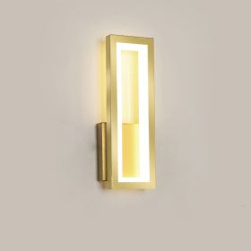 Personality Corridor Wall Light Modern Simple Living Room Background (Option: Gold L-Three color light)