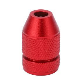 Adjustable Drill Stop Collar Aluminum Alloy Red Anti Slip Nylon Inner Ring Drill Stop Collar for Woodworking For 0.24 to 0.43in Drill Bit (Option: 1mm to 5mm)