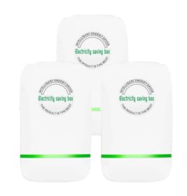 Power Saver Smart Home Portable Electricity Saving Box Digital Powerful Electricity Saving Device (Option: EU 3pcs)