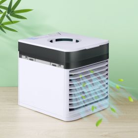 4 In 1 Personal Portable Cooler AC Air Conditioner Unit Air Fan Humidifier 4 In 1 Upgraded Portable Air Conditioner Cooling Fan 3 Speed Home Office Te (Color: White)