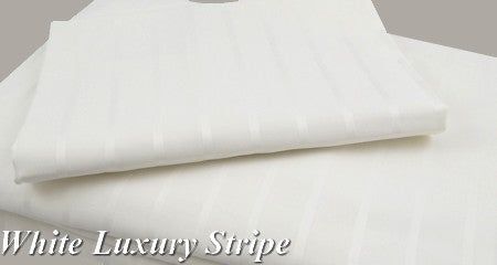 Acne Control Organic Cotton Pillowcases (size: Child White Luxury Stripe)