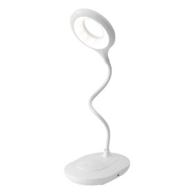 Rechargeable Reading And Eye Protection Desk Lamp (Option: White1-USB)