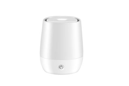 Creative New Flame Humidifier Aromatherapy Usb Mute Bedroom Mini Simulation Flame Aromatherapy Machine (Color: White)