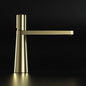 Bathroom And Bathroom Wash Hands And Face Faucets (Option: Gold-Short style)