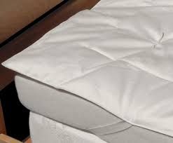 Organic Cotton EcoWool Filled Comfort Mattress Pad w/Natural Elastic Straps (size: Twin 38 x 75 x 1.5")