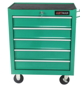 Metal Tool Storage Cart (Color: Green)