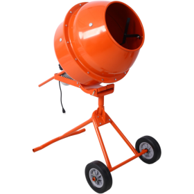 Metal Electric Cement Mixer (Option: OrangeSteel)