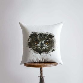 Dark Owl | Owl Gifts | Bird | Brid Prints | Bird DâˆšÂ©cor | Accent Pillow Covers | Throw Pillow Covers | Pillow | Room DâˆšÂ©cor | Bedroom DâˆšÂ©cor (Cover & Insert: Cover only, Dimensions: 121x12)