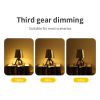 Creative lights for gift; Thinker Lamp Collection; Bedside Touch Control Table Lamp Cordless Led Nightstand Desk Lamp Creative Golden Man with Dimmabl