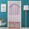 Double Yarn Door Curtain Anti-mosquito Embroidered Tassel Quiet Bedroom Living Room Bathroom Universal Partition Home Decoration