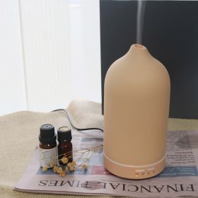 5 Colors Humificador  Ceramic Aroma Diffuser Ultrasonic Diffusers Ceramic Humidifier (Option: US-Terracotta)