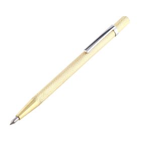 Portable Scriber Engraving Pen Tool Glass Ceramic Engraver Scribe Tool (Silver) (Option: Golden)