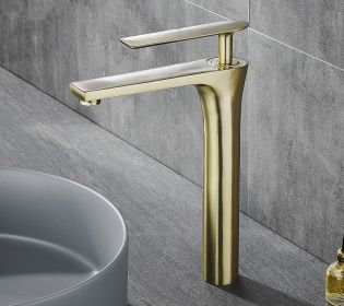 Extended Faucet For Bathroom On Stage (Option: Gold-High style)